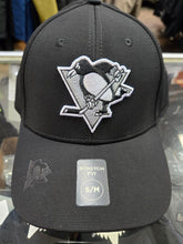 Load image into Gallery viewer, American Needle Pittsburgh Penguins Embossed Platinum Flexfit Cap (26010902)