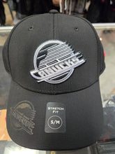 Load image into Gallery viewer, American Needle Vancouver Canucks ALT Embossed Platinum Flexfit Cap (26011302-1)