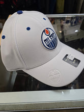 Load image into Gallery viewer, American Needle Edmonton Oliers Embossed White Flexfit Cap (26011703)
