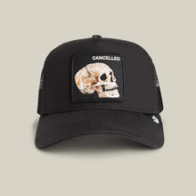 Load image into Gallery viewer, Goorin Bros. The Cancelled Skull Snapback Trucker Hat (101 2392 BLK)
