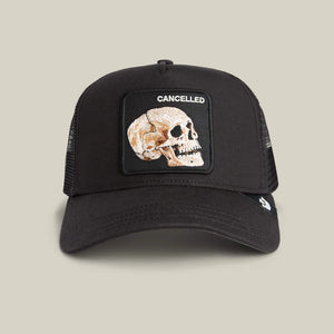 Goorin Bros. The Cancelled Skull Snapback Trucker Hat (101 2392 BLK)