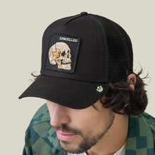 Load image into Gallery viewer, Goorin Bros. The Cancelled Skull Snapback Trucker Hat (101 2392 BLK)