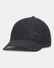 Load image into Gallery viewer, Under Armour ArmourVent Low Mens Stretch Fit Cap Black Castlerock (1383438-004)