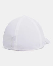 Load image into Gallery viewer, Under Armour Drive Low Mens Stretch Fit Cap White/Mod Grey (1389889-100)