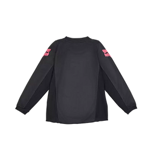 Fox Racing Kids Girls 180 Black Out Long Sleeve Jersey BLK/PNK (31443021)