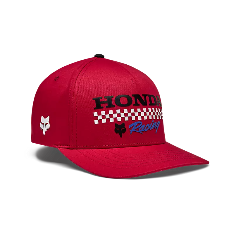 Baseball Cap Red Fox Racing Hat FOX Race Spec Cap Black Red