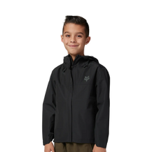 Load image into Gallery viewer, Fox Racing Ranger Youth 2.5-Layer Water Jacket Black (33798001)