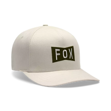 Load image into Gallery viewer, Fox Racing Typeface Flexfit Hat WHT(37616244)