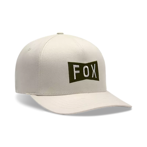 Fox Racing Typeface Flexfit Hat WHT(37616244)