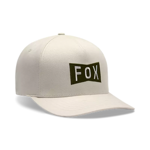 Fox Racing Typeface Flexfit Hat WHT(37616244)