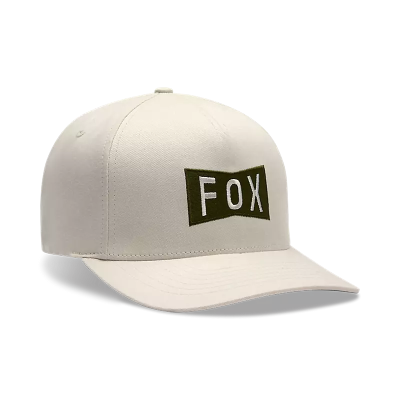 Fox Racing Typeface Flexfit Hat WHT(37616244)