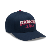 Load image into Gallery viewer, Fox Racing Bold Flexfit Hat Midnight Blue (38440329)