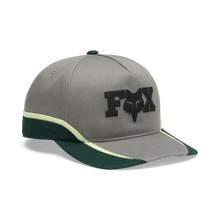 Load image into Gallery viewer, Fox Racing F Head X Snapback Hat Grey (40409291)