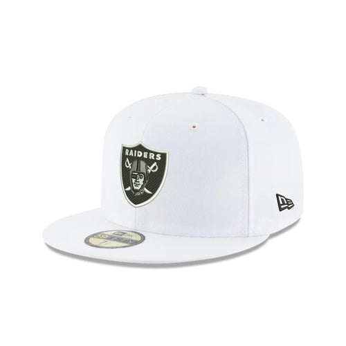 New Era Las Vegas Raiders Basic NFL Collection White 59Fifty Fitted (70406486)