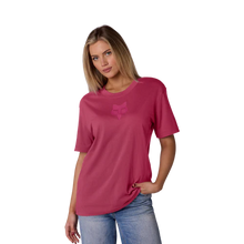 Load image into Gallery viewer, Fox Racing Womens Fox Head Tee Berry (31850A02)