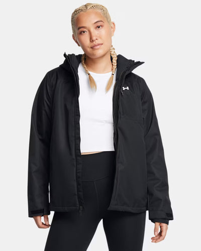 Under Armour UA Storm Porter 2.0 Womens 3-in-1 Jacket Black(1371593-002)