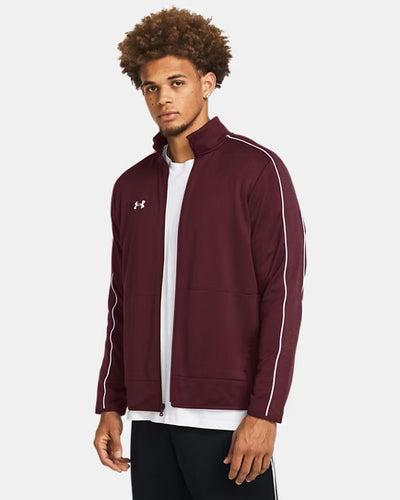 Under Armour Command Warm-Up Men's Full Zip MRN/WHT (1383259-609)