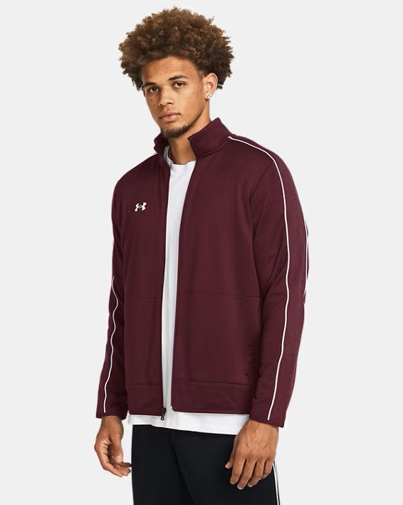 Under Armour Command Warm-Up Men's Full Zip MRN/WHT (1383259-609)