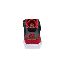 Load image into Gallery viewer, DC Shoes Kid&#39;s Pure High Elastic Lace High-Top Shoes White\Grey\Red (WYR)