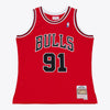 Mitchell & Ness Dennis Rodman Chicago Bulls 1997-98 Red Swingman Player Jersey (200105527)