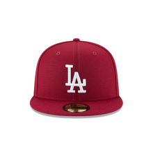 Load image into Gallery viewer, New Era Los Angeles Dodgers Basic Cardinal 59Fifty Fitted (11591148)