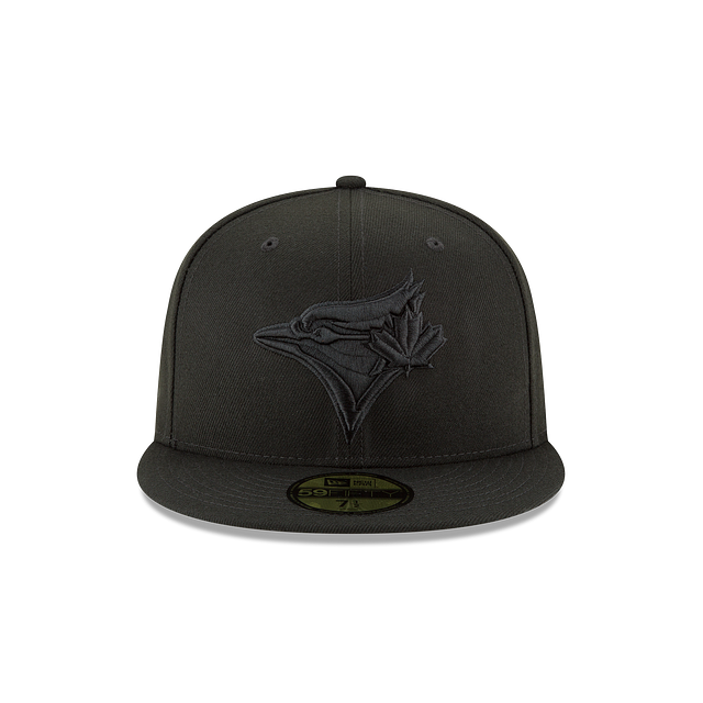 New Era Toronto Blue Jays Black and Black Basic 59Fifty Fitted (11591094)