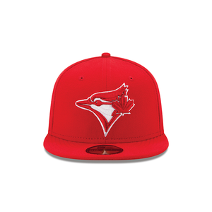 New Era Toronto Blue Jays Red and White Basic 59Fifty Fitted (70139810)