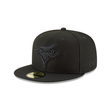 Load image into Gallery viewer, New Era Toronto Blue Jays Black and Black Basic 59Fifty Fitted (11591094)