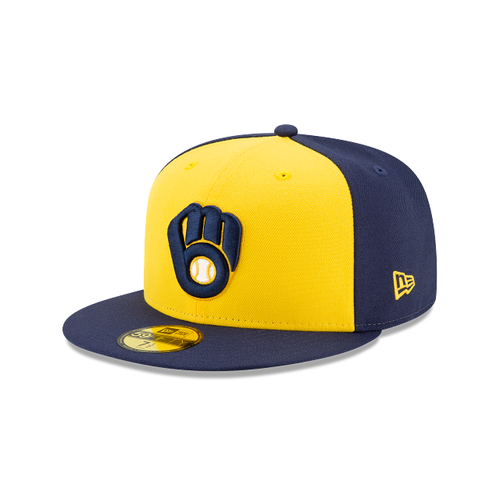 New Era Milwaukee Brewers ALT Authentic Collection 59Fifty Fitted Cap (70538706)