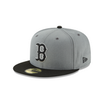 New Era Boston Red Sox Steel and Black Basic 59Fifty Fitted (11591171)