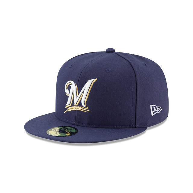 New Era Milwaukee Brewers 2017 Authentic Collection 59Fifty Fitted Cap (70361062)