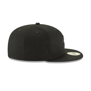 New Era Toronto Blue Jays Black and Black Basic 59Fifty Fitted (11591094)