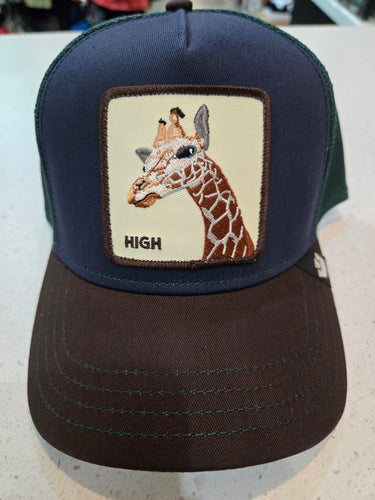 Goorin Bros. Tri Color Giraffe Snapback Trucker Hat (101 2347)