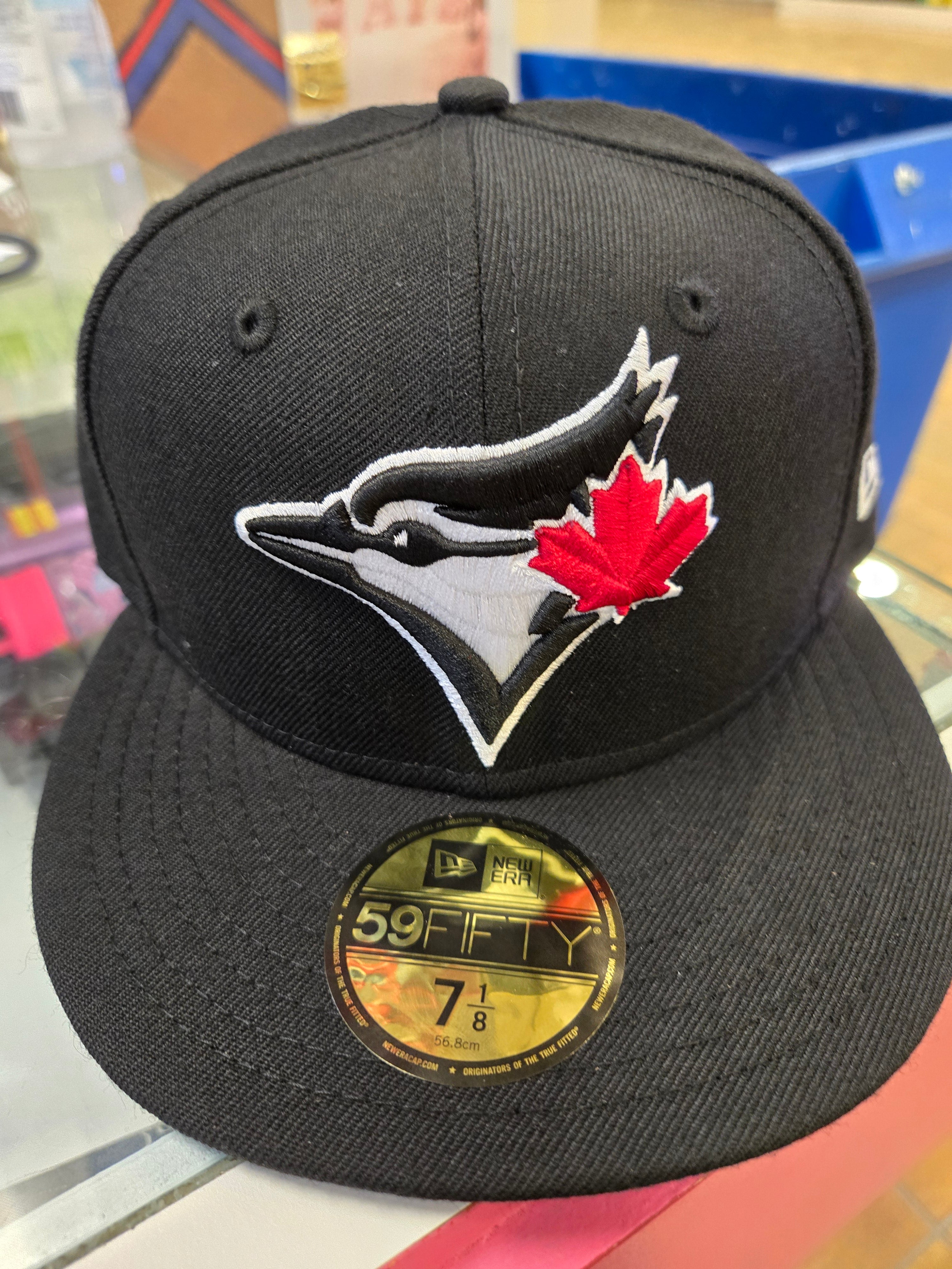 59fifty Fitted Toronto Blue Jays Fitted Hat Black Black Blue Jays