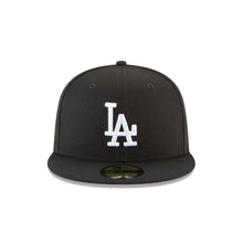 Load image into Gallery viewer, New Era Los Angeles Dodgers Black and White Basic 59Fifty Fitted (11591149)