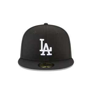 New Era Los Angeles Dodgers Black and White Basic 59Fifty Fitted (11591149)