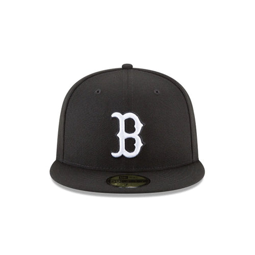 New Era Boston Red Sox Black and White Basic 59Fifty Fitted (11591174)